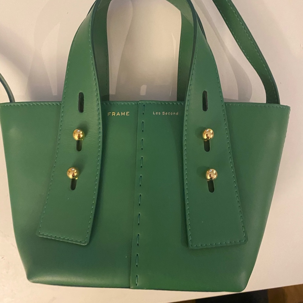 Frame “Les Second” mini green crossbody bag